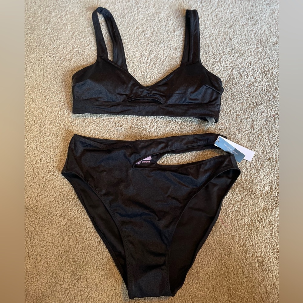 Victoria secret black cutout bikini